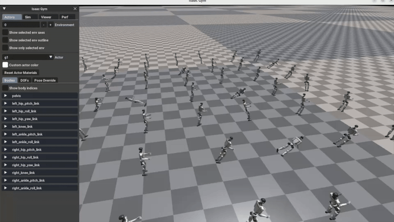 Isaac Gym Simulation